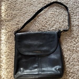 Vintage 80s black Coach leather bag